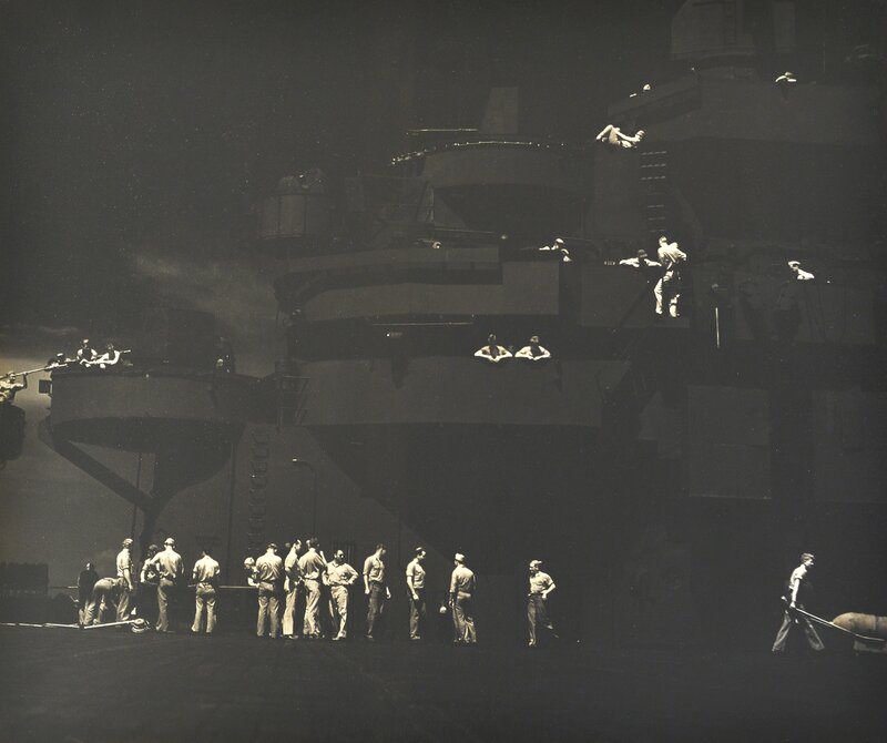 Edward Steichen, ‘U.S.S. Lexington, The Blue Ghost’, 1943, Photography, Silver print, printed ca. 1943, Lee Gallery