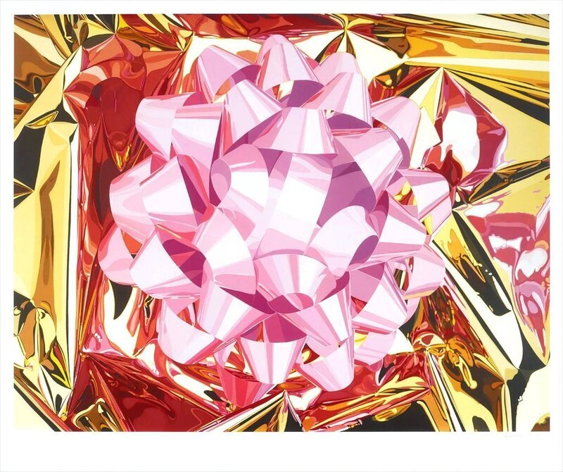 Jeff Koons, ‘Pink Bow’, 2013, Print, Pigment print on Japanese watercolour paper, Oliver Clatworthy Gallery Auction