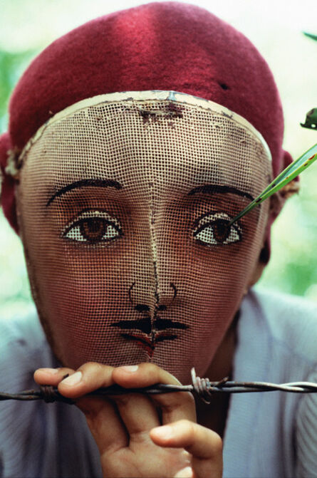 Susan Meiselas, ‘Traditional Indian dance mask from the town of Monimbo, adopted by the rebels during the fight against Somoza to conceal identity, Monimbo, Nicaragua, 1978’, 1978