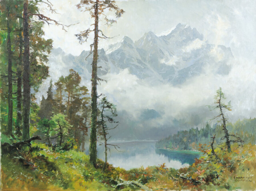 Morning Atmosphere at Eibsee with Zugspitze