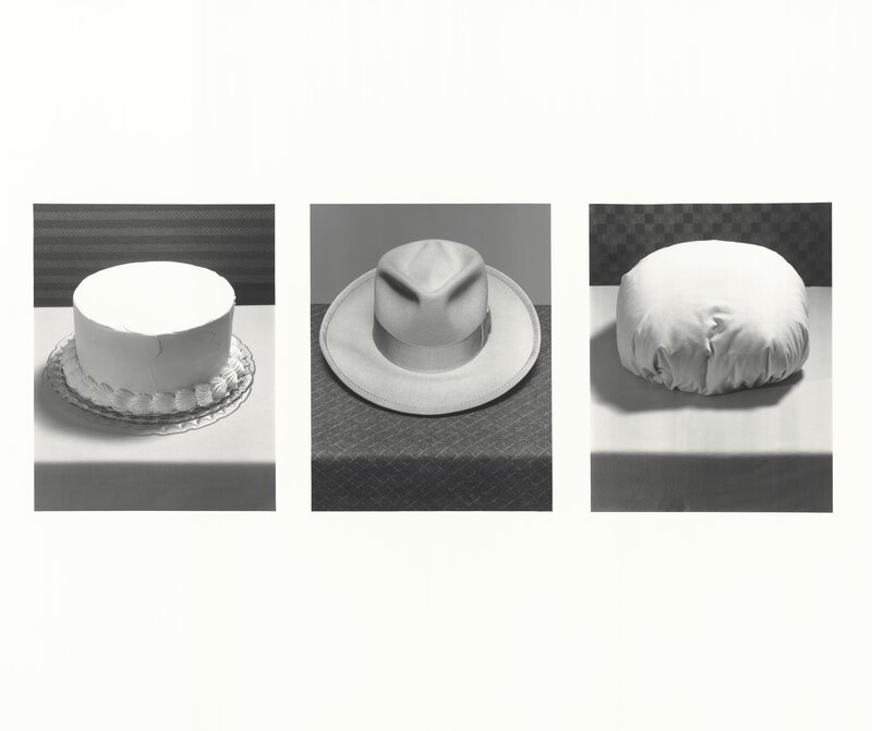Jo Ann Callis, ‘Cake, Hat, Pillow’, 1982, Photography, Vintage Gelatin Silver Print, ROSEGALLERY