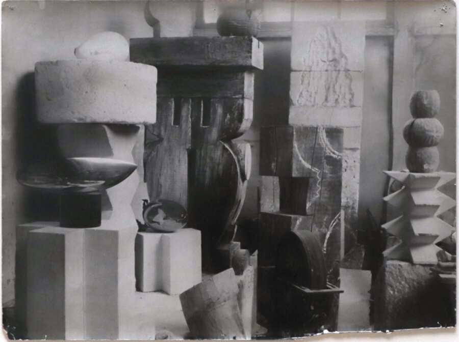 View of the Sculpture's Studio