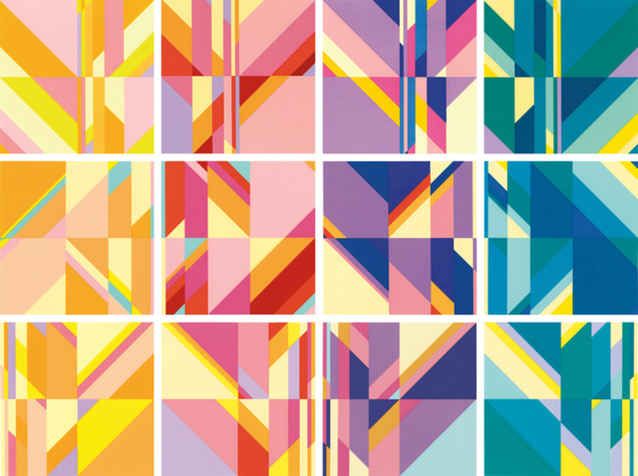 Three Quartets (grid of 12)