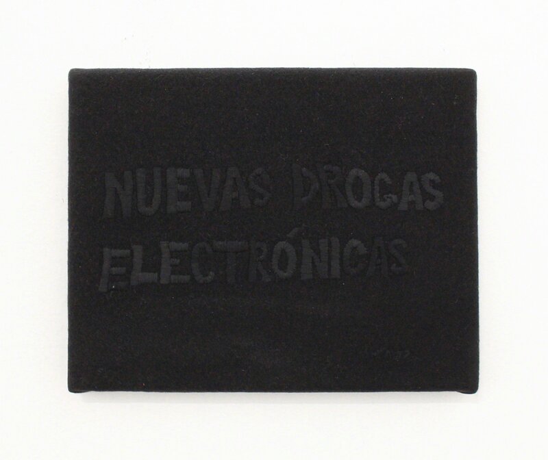 Carlos Castro Arias, ‘Nuevas drogas electrónicas’, 2017, Textile Arts, Embroidery, MARSO