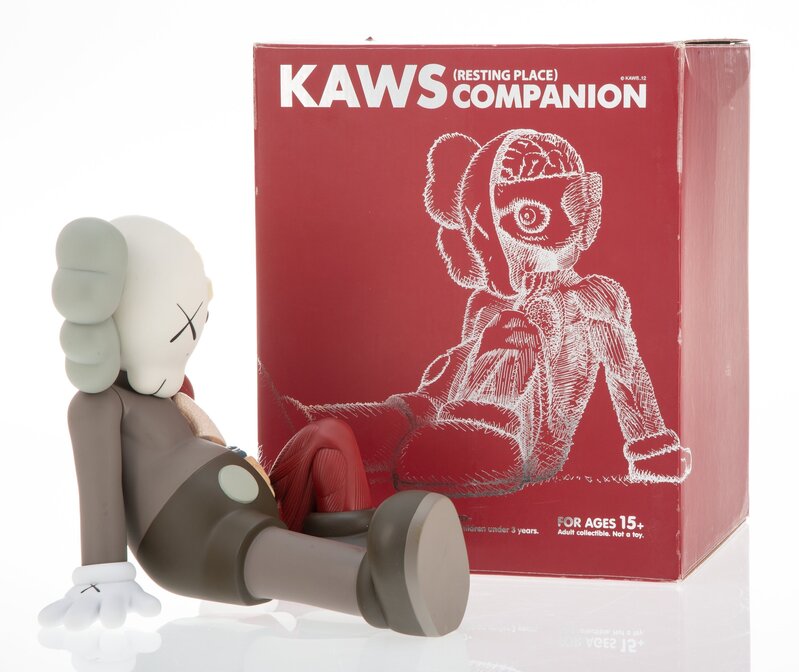 KAWS, ‘Resting Place Companion (Brown)’, 2012, Ephemera or Merchandise, Painted cast vinyl, Heritage Auctions