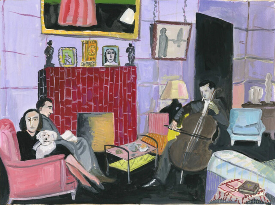Marie-Laure de Noailles in Her Paris Salon