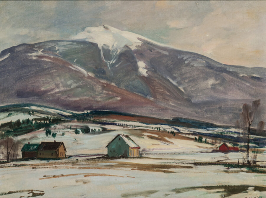 Winter, Mt. Mansfield and West River Valley, Vermont