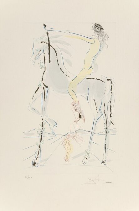 Salvador Dalí, ‘I have compared thee, o my love, to a company of horses, from Song of Songs of Solomon’, 1971