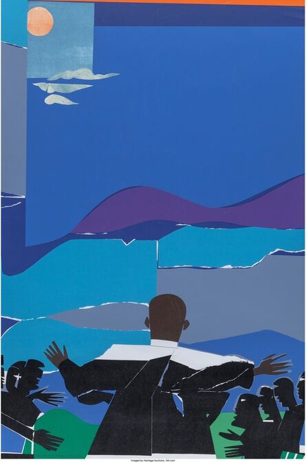 Romare Bearden, ‘Martin Luther King Jr. - Mountain Top’, 1968