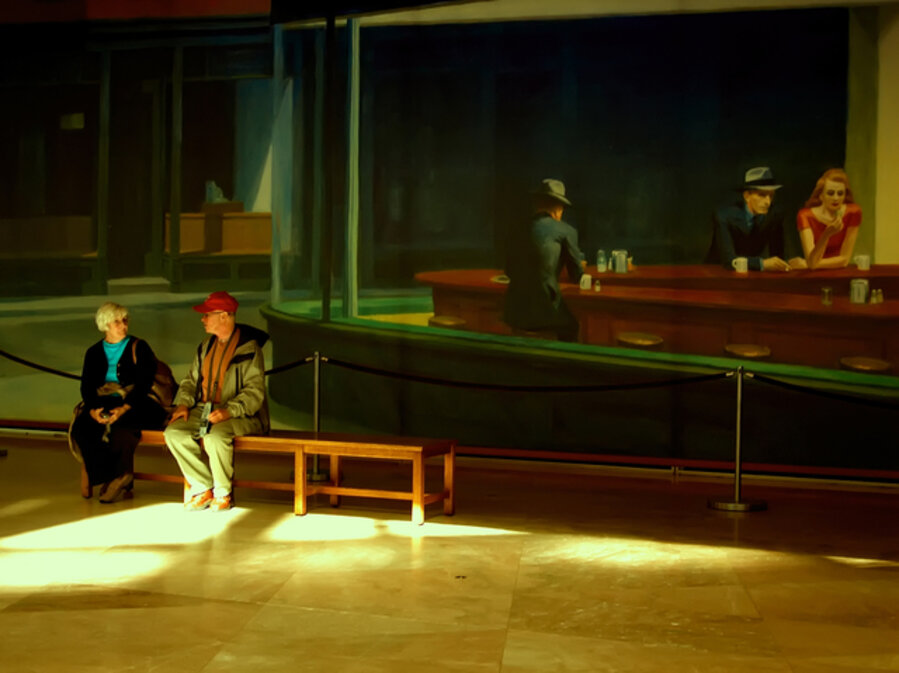 Edward Hopper en el museo, Washington DC