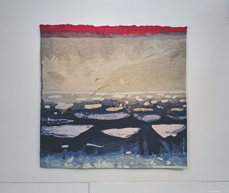 Barbara Rae, ‘Peel Sound Ice’, 2019, Textile Arts, Wool, cotton, linen, metallic thread, rayon and cotton warp, Dovecot Studios