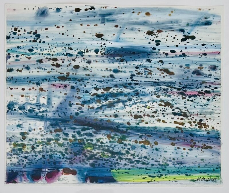 Matthias Meyer, ‘Blaues Wasser - Blue Water’, 2009, Painting, Watercolor on paper, Frank Fluegel Gallery