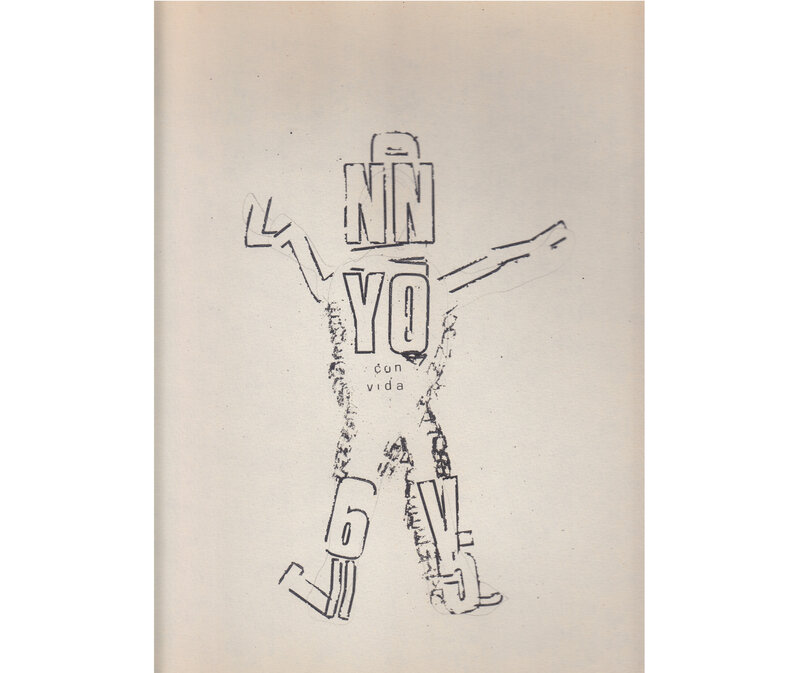 Fernando Coco Bedoya, ‘Siluetas’, ca. 1980, Drawing, Collage or other Work on Paper, Letraset on paper, Herlitzka & Co. 