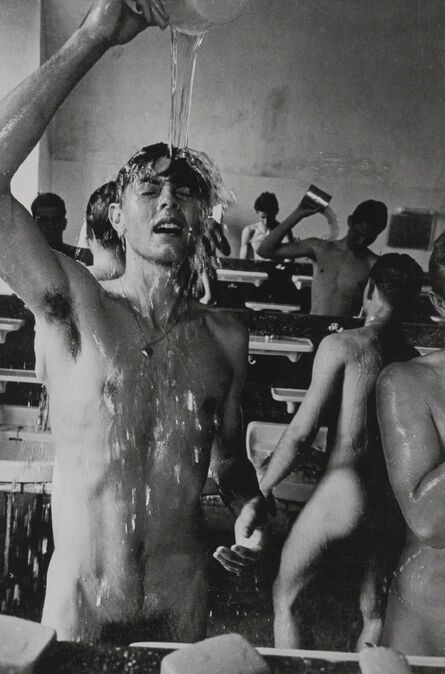 Will McBride, ‘Mike in the "Shower", Schule Schloss Salem, Germany’, 1962-printed later