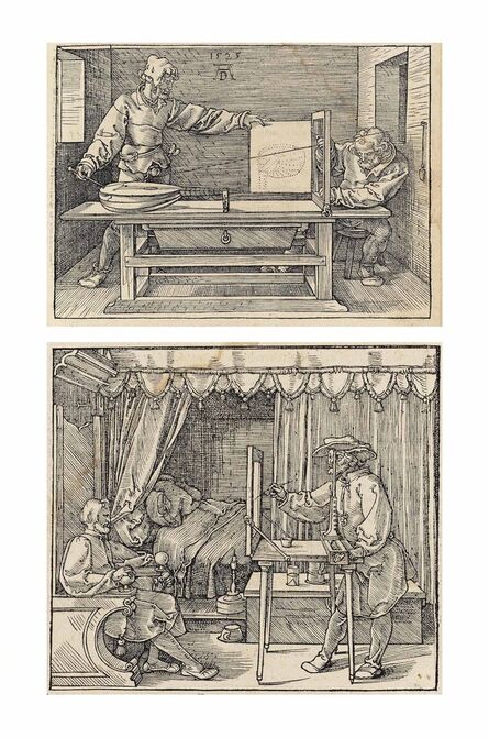 Albrecht Dürer, ‘Unterweisung der Messung (B. 146, 147; M., Holl. 268, 269 & XXVI; S.M.S. 274)’, 1525