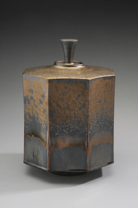 Hideaki Miyamura, ‘Octagon box, bronze glaze’, 2019