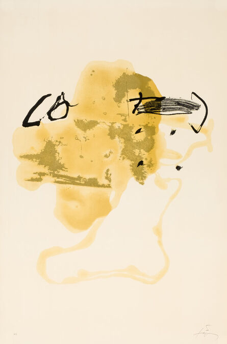Antoni Tàpies, ‘Affiche avant la lettre N° 207 - (Galfetti 862)’, 1982