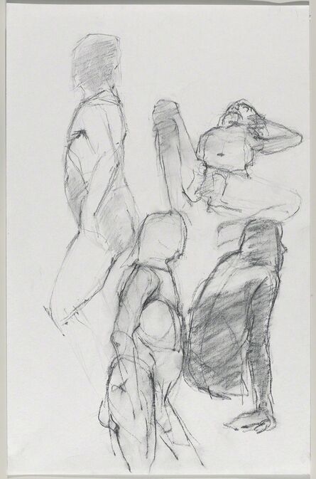 Jeannette Farrow, ‘Untitled (Four poses: Standing, view from left; lying; standing, view from right; and sitting)’, 2016