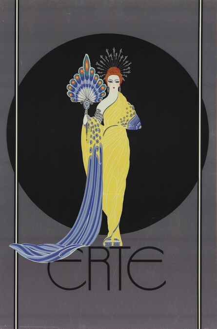 Erté, ‘Goddess in Yellow’, 1982