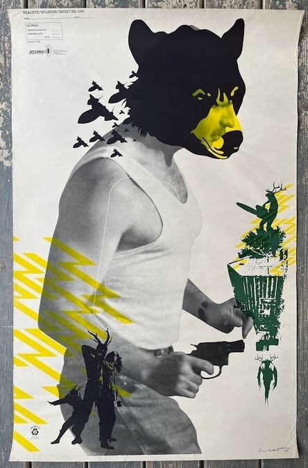 Paul Insect, ‘Bear Target (Rare SIGNED Edition)’, 2003