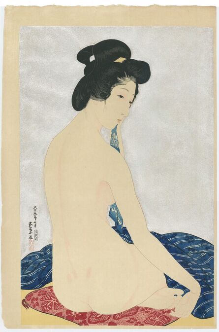 Hashiguchi Goyo, ‘Woman After Bath’, 1920