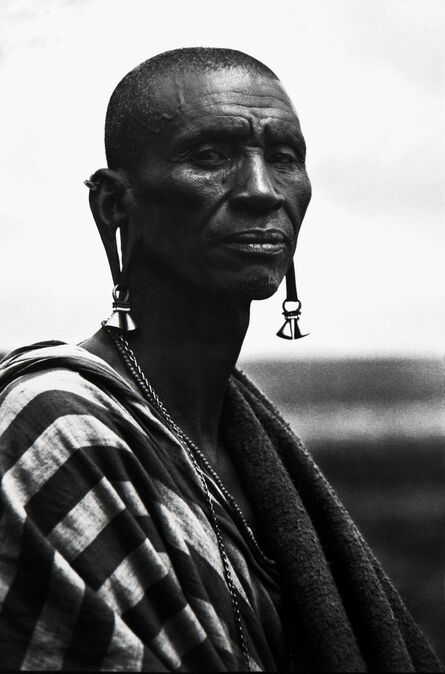 Mirella Ricciardi, ‘Maasai Elder with elongated Ears ’, ca. 1967
