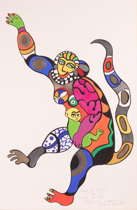 Niki de Saint Phalle, ‘Monkey with Child’, 1995