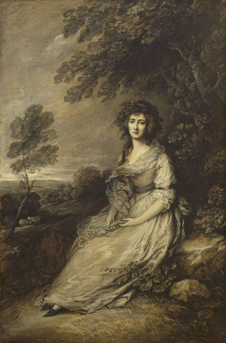 Gainsborough Dupont, ‘Mrs. Richard Brinsley Sheridan’, 1787/1796