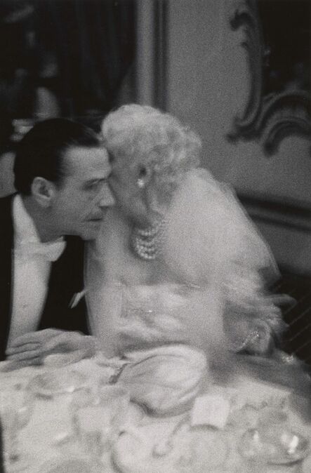 Diane Arbus, ‘Elderly woman whispering to her dinner partner, Grand Opera Ball, N.Y.C.’, 1959