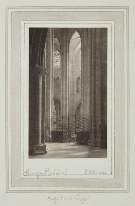 Frederick Henry Evans, ‘Height and Light, Bourges Cathedral’, 1906-1907