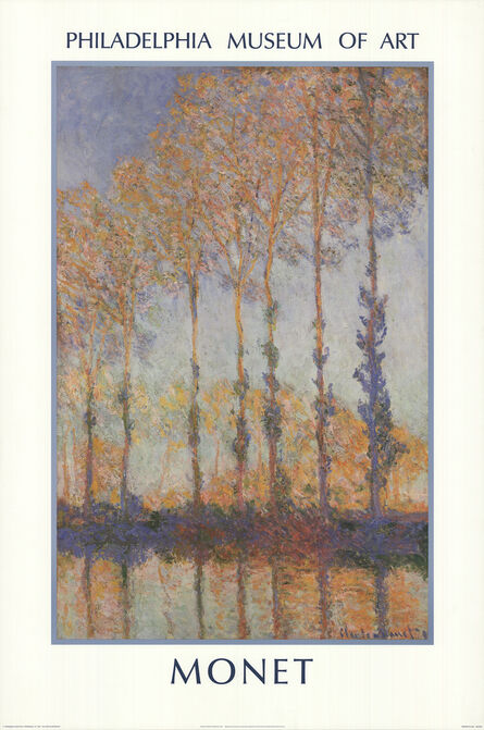 Claude Monet, ‘Poplars on the Bank of the Epte River’, 1987
