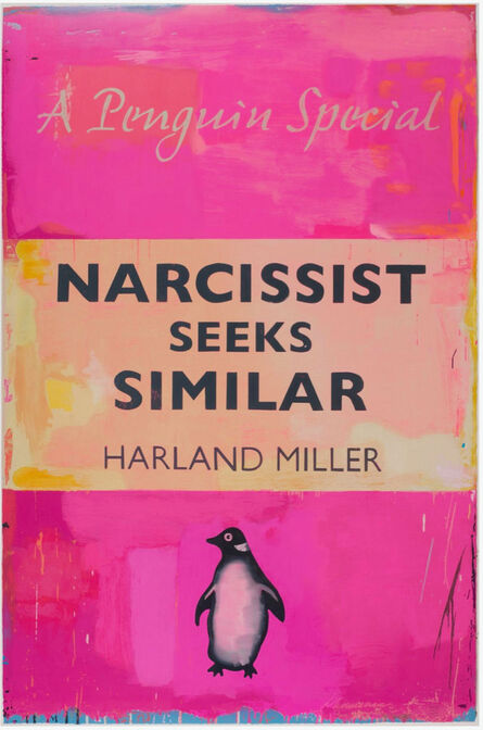 Harland Miller, ‘Narcissist Seeks Similar’, 2021