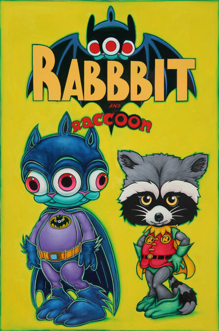 Ron English, ‘Rabbbit and Raccoon’, 2020