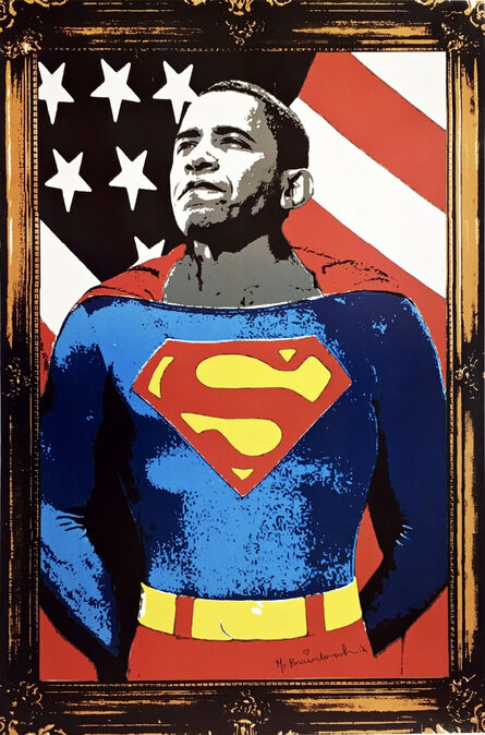 Mr. Brainwash, ‘Obama Superman, Signed’, 2008