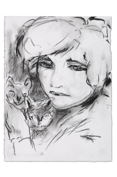 Connie Fox, ‘Self as Colette with Cats’, 2007