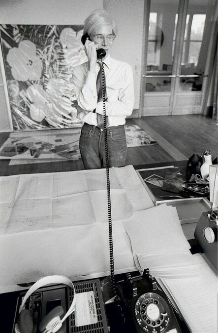 Robert Levin, ‘Andy Warhol on the Phone at Factory, NYC 1981’, 2015