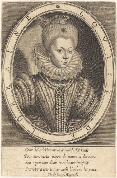 Thomas de Leu after François Quesnel, ‘Louise de Lorraine’