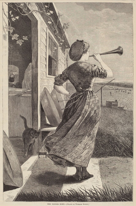 After Winslow Homer, ‘The Dinner Horn’, 1870