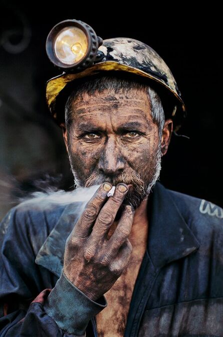 Steve McCurry, ‘Smoking coal miner’, 2002