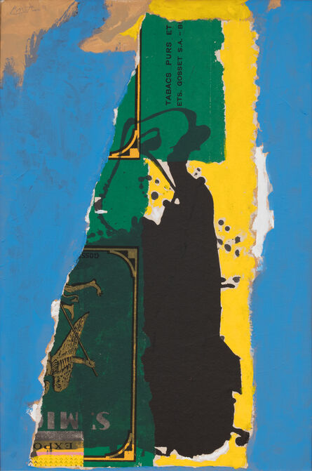 Robert Motherwell, ‘St Michael Collage with Blue’, 1985