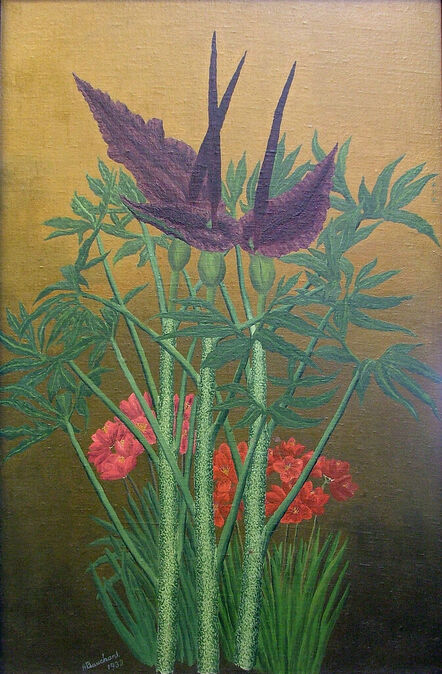 André Bauchant, ‘Exotic Flowers/Les Fleurs Exotiques’, 1933