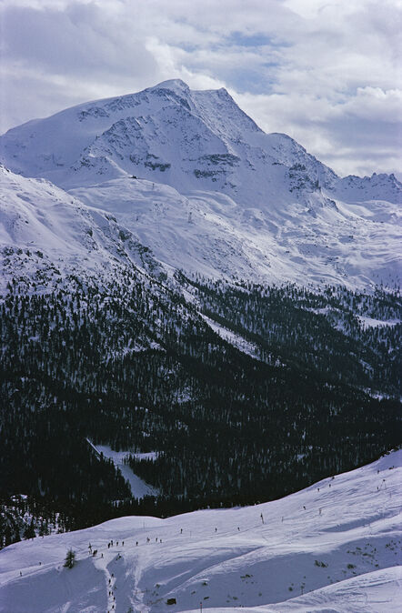 Slim Aarons, ‘Ski Slope In St. Moritz’, 1963