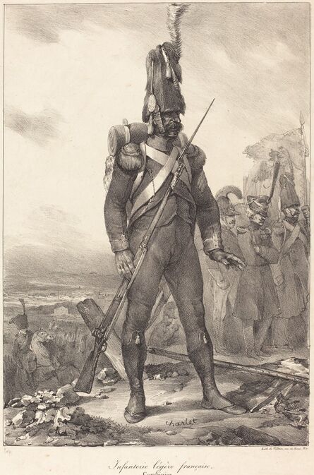 Nicolas-Toussaint Charlet, ‘Infanterie legère française, Carabinier’, 1822