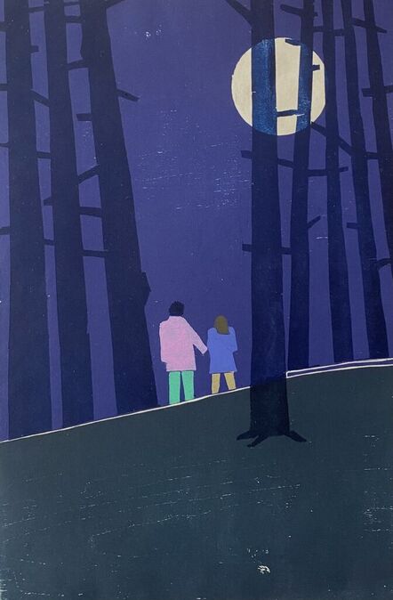 Tom Hammick, ‘And the Moon Sails On’, 2019
