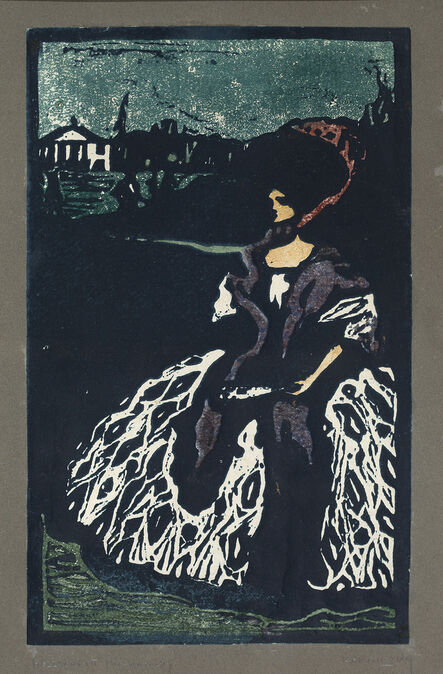 Wassily Kandinsky, ‘Lady with a Fan’, 1903