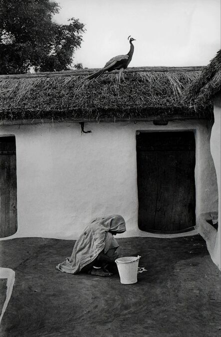 Jyoti Bhatt, ‘Rural courtyard, Banasthali, Rajasthan’, 1972