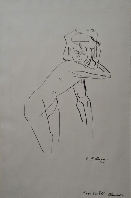 José Clemente Orozco, ‘Female Nude’, 1945