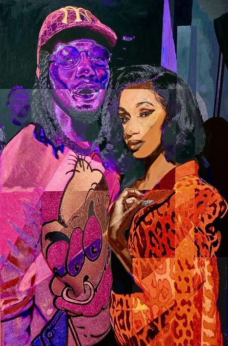 Amani Lewis, ‘Offset and Cardi’, ca. 2022