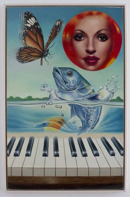 Erró, ‘La Truite de Schubert or Sonate for Piano and Fish’, 1983