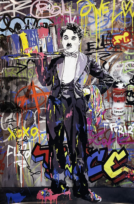 Mr. Brainwash, ‘'Charlie Chaplin'’, 2008